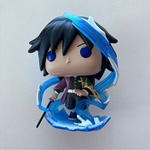 Funko Pop! Demon Slayer-Giyu Tomioka #876 OOB Black&Blue Size 4.5 Inch